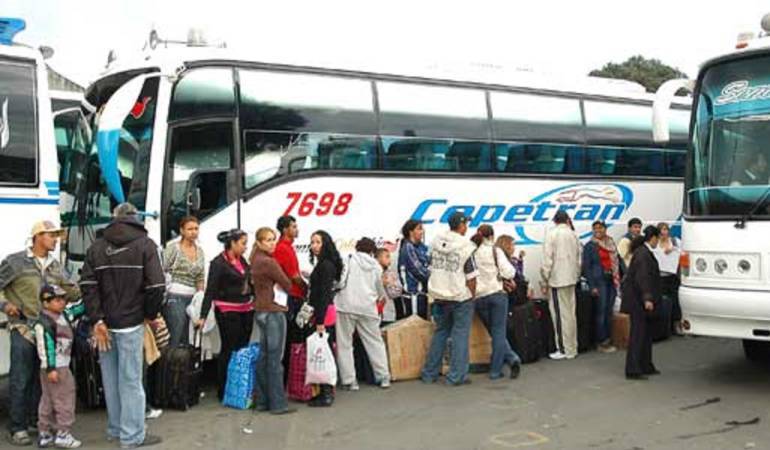 Empresas de transporte en Cúcuta reportan masiva salida de venezolanos