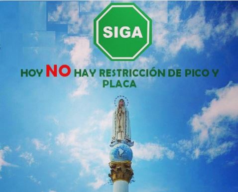 Hoy no habrá restricción de pico y placa por ‘viernes negro’