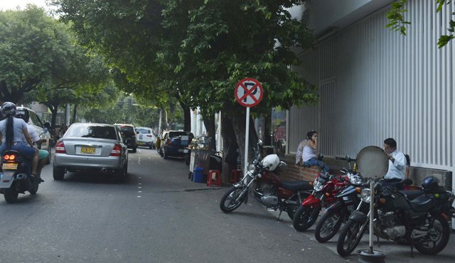 Lugares donde queda prohibido parquear vehículos en Cúcuta
