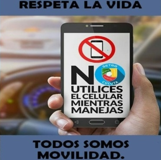 No utilices el celular mientras manejes