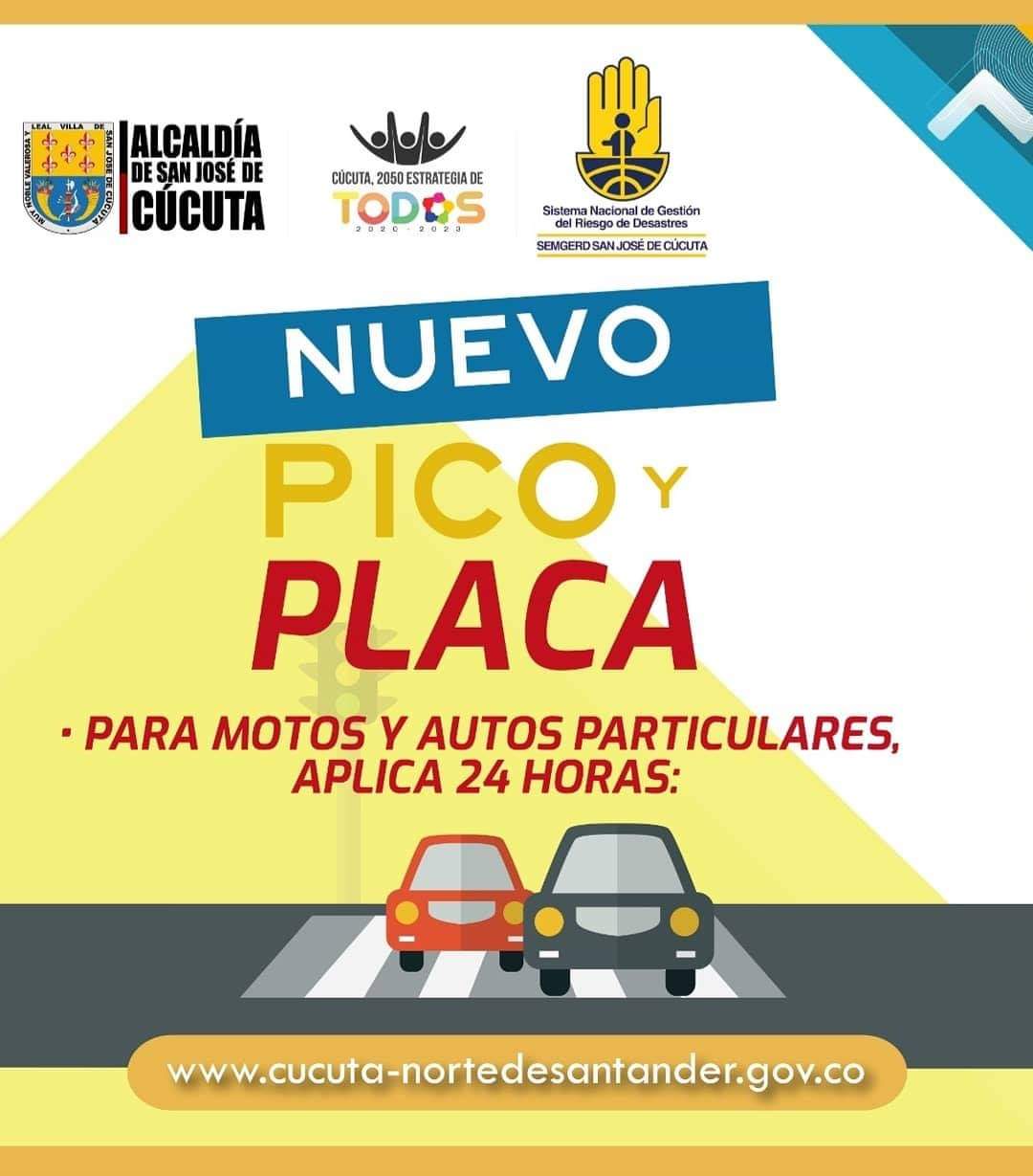 Nuevo pico y placa 2020 y toque de queda en la ciudad de Cúcuta para prevenir el Coronavirus / COVID-19