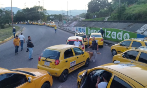 Cúcuta se sumará al paro nacional de taxistas este 9 de agosto
