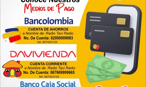 Nuestros medios de pago