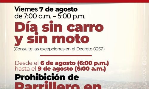 Alcaldía decreta día sin carro y sin moto en Cúcuta para este viernes 7 de agosto