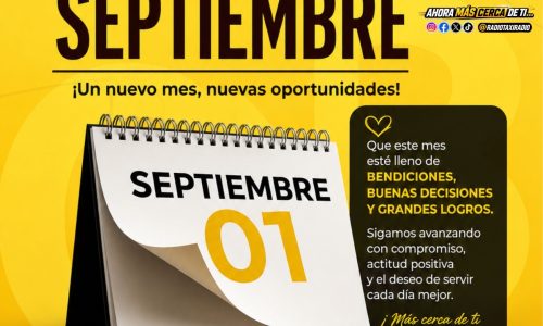 Bienvenido Mes de Septiembre